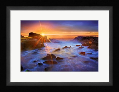 Framed Biddeford Sunrise Print