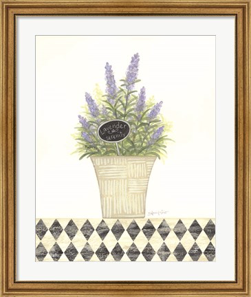 Framed Lavender Serenity Print