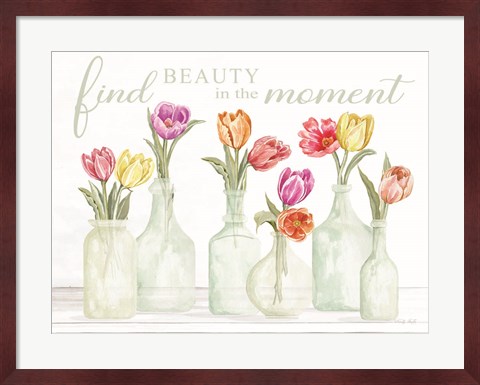 Framed Find Beauty in the Moment Print