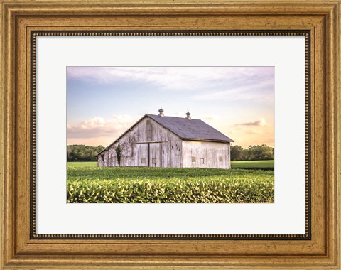 Framed Rural Ohio Barn Print
