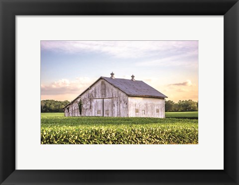 Framed Rural Ohio Barn Print