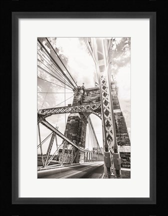 Framed Bridge View I Print