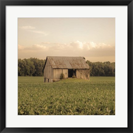 Framed Rural Barn Print