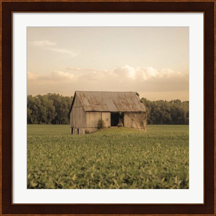 Framed Rural Barn Print