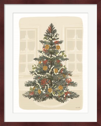 Framed Old Fashioned Christmas Print