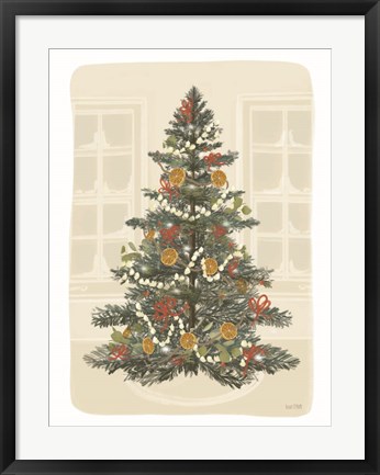 Framed Old Fashioned Christmas Print