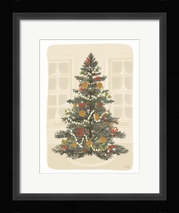 Framed Old Fashioned Christmas Print