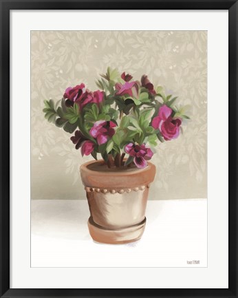 Framed House Begonia Plant Print