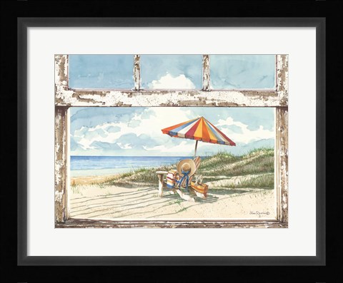 Framed Weathered View Print