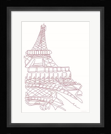 Framed Eiffel Tower Print