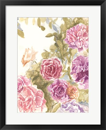 Framed Purple and Pink Hues Print