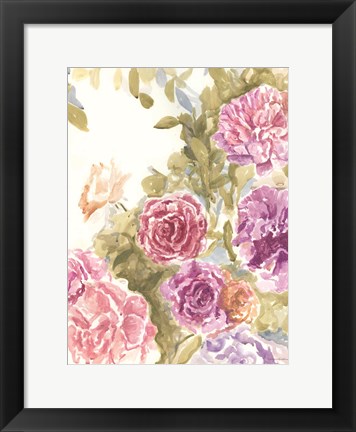 Framed Purple and Pink Hues Print