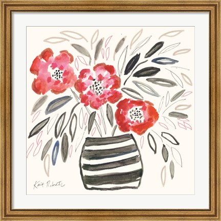 Framed Flowers for Darcy Print