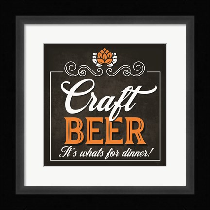 Framed Craft Beer Print