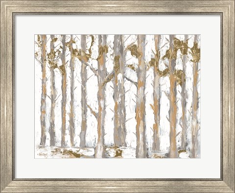 Framed Glistening Forest Print