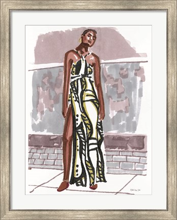 Framed Fashion in the City 1 Print
