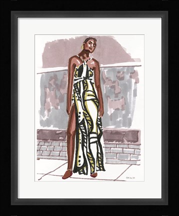 Framed Fashion in the City 1 Print