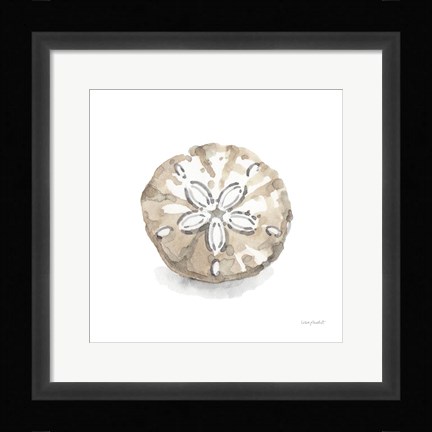 Framed Blue Escape Coastal 07 Print