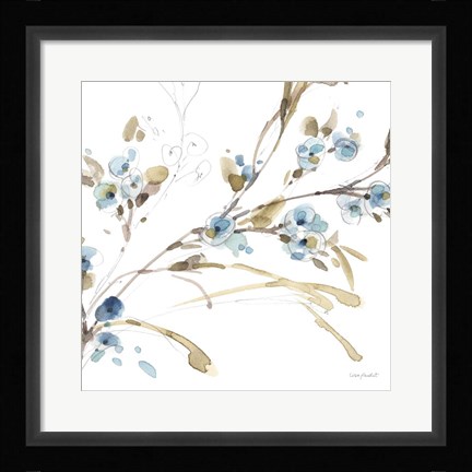 Framed Blue Escape 06 Print