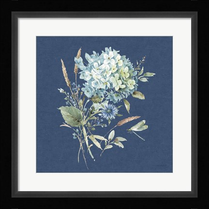 Framed Bohemian Blue 03B Print