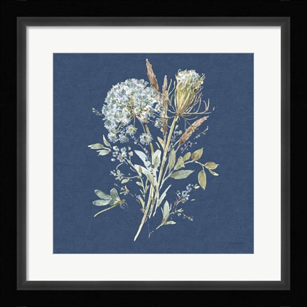 Framed Bohemian Blue 05B Print