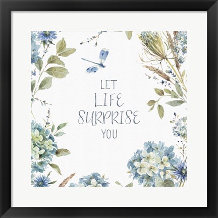 Framed Bohemian Blue 12A Print