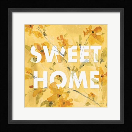 Framed Happy Yellow 16A Print