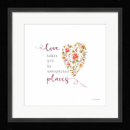 Framed My Blooming Heart Print