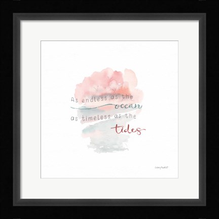 Framed Endless as the Ocean Print