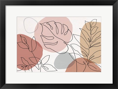 Framed Just Leaves 01 Print