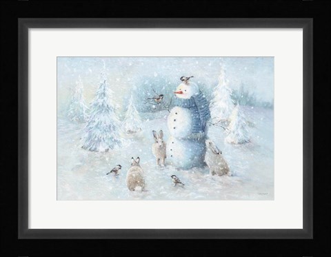 Framed Let it Snow 01 Print