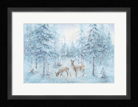 Framed Let it Snow 02 Print