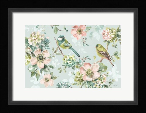 Framed Mint Crush 01 on Mint Print