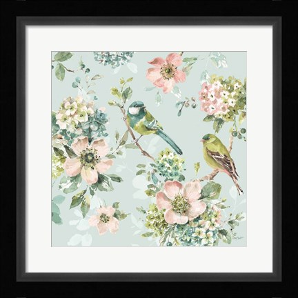 Framed Mint Crush 02 on Mint Print