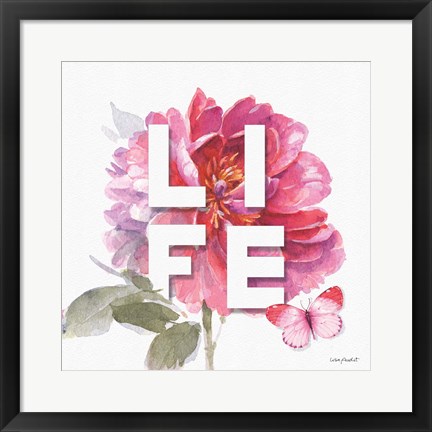 Framed Obviously Pink 06A Print