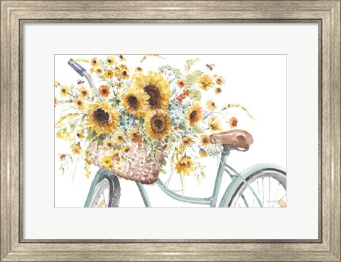 Framed Sunflowers Forever 02 Print