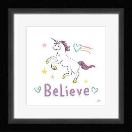 Framed Rainbow Dream VI Print