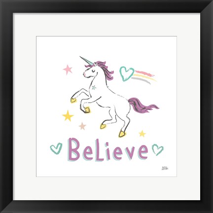 Framed Rainbow Dream VI Print