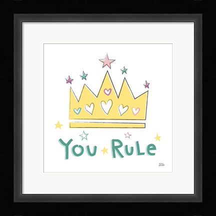 Framed Rainbow Dream V Print