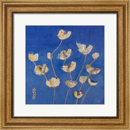 Framed Kims Tulips Crop Print