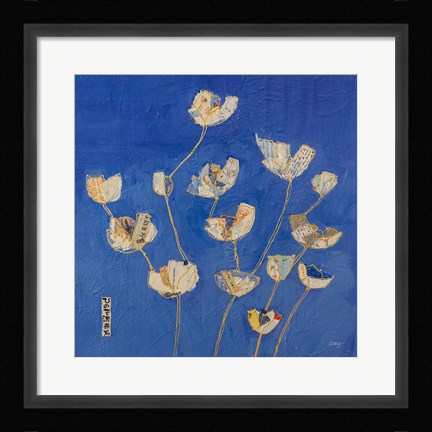 Framed Kims Tulips Crop Print