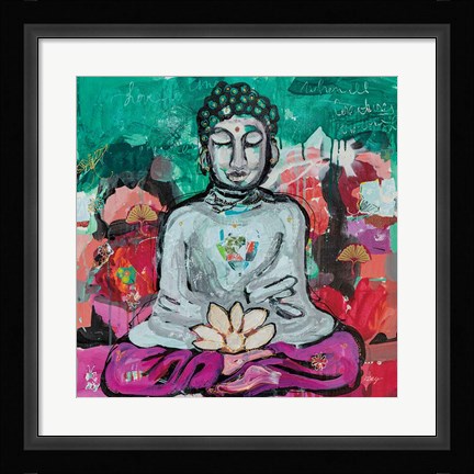 Framed Bold Buddha Print