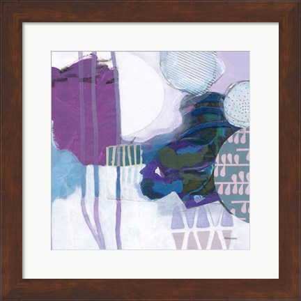 Framed Abstract Layers IV Print