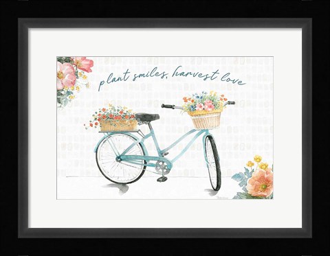 Framed Gardenscape XIV Print