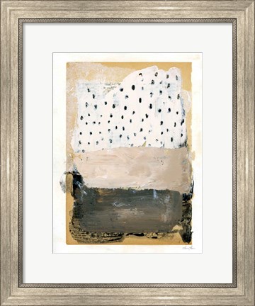 Framed Neutral Collage III Print