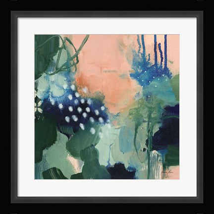 Framed Abstract Layers III Print