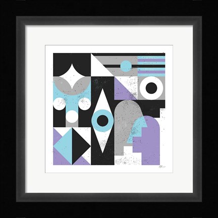 Framed Abstract Eyes Print