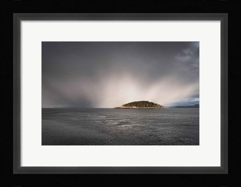 Framed Deception Pass Island Print