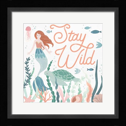 Framed Under the Sea III Print