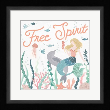 Framed Under the Sea II Print